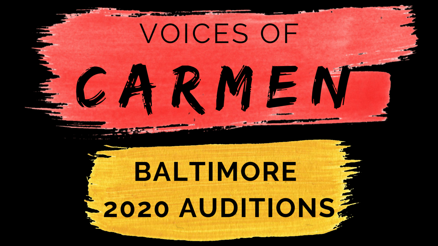 Voices of Carmen 2020 Auditions Dance & Bmore